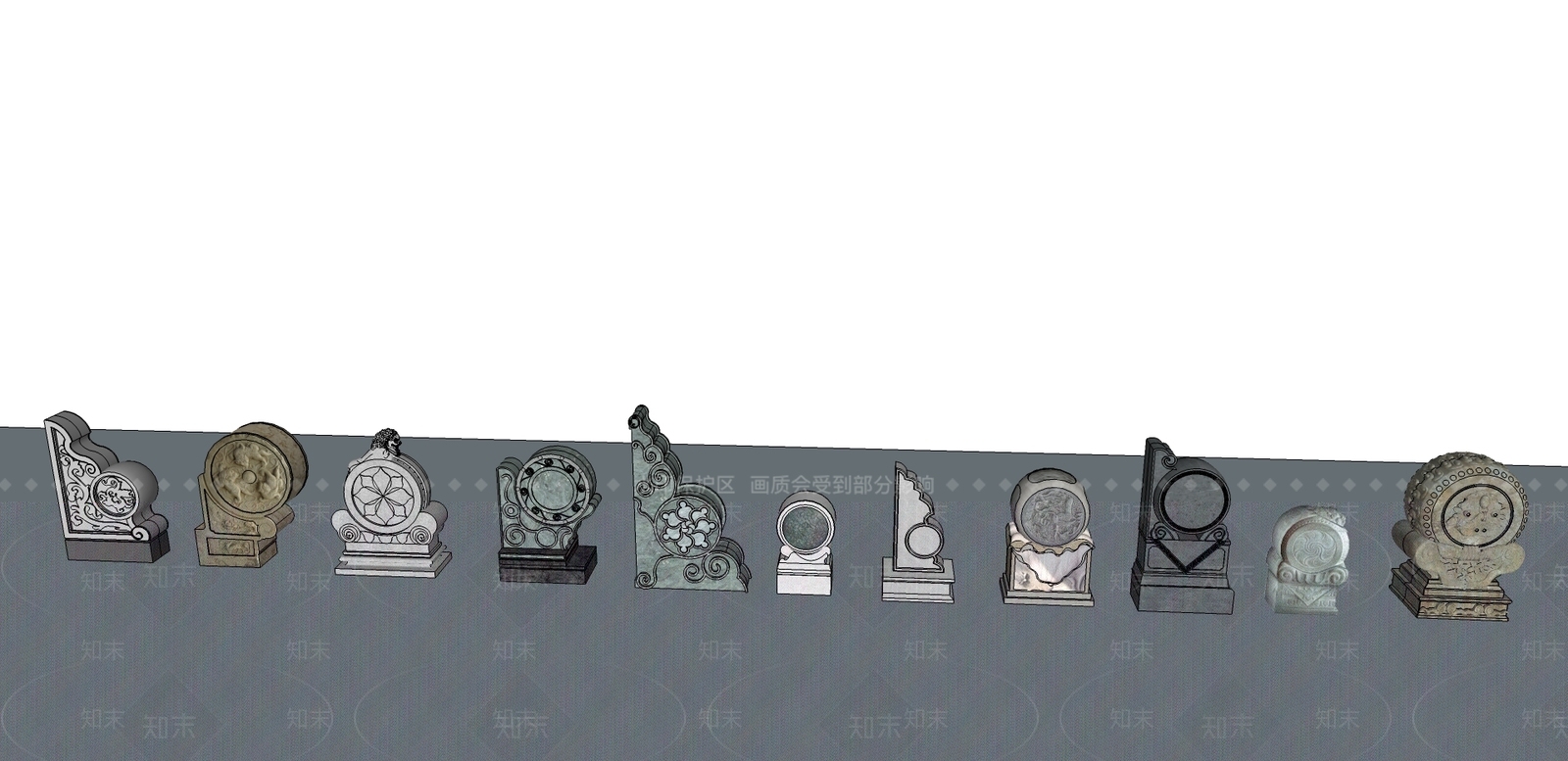 石鼓SU模型下载【ID:641579601】