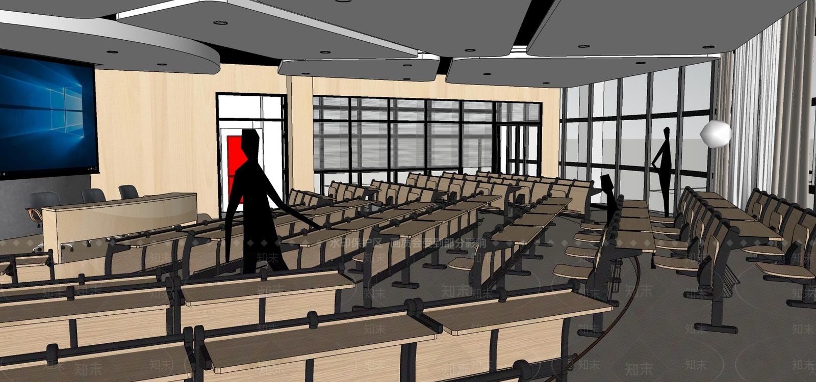 学校报告厅SU模型下载【ID:841581207】