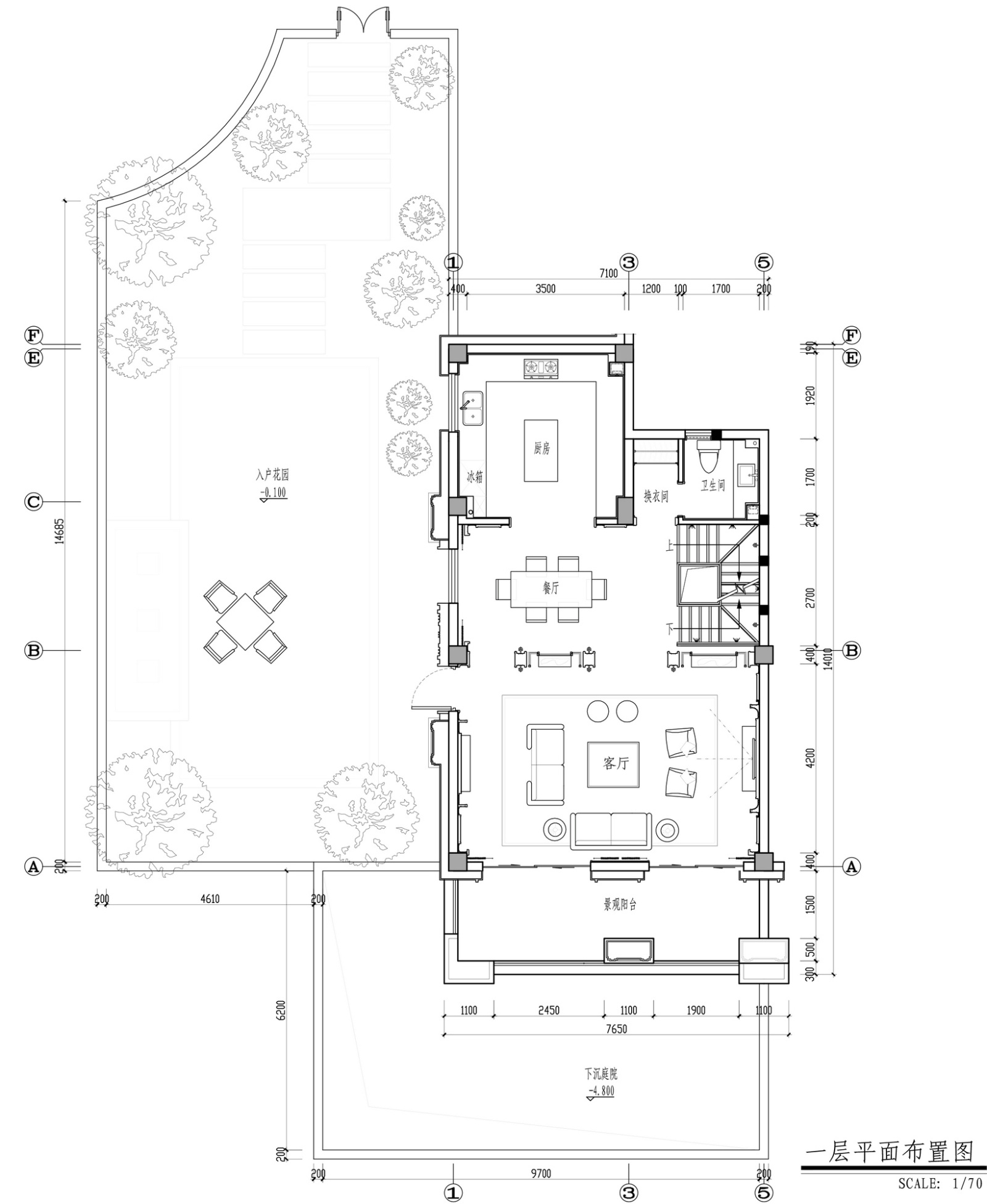 现代北欧家装别墅案例（施工图ACD+实景图）cad施工图下载【ID:541784596】