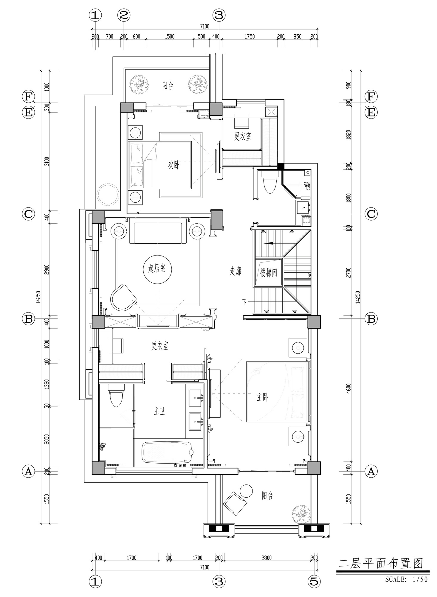 现代北欧家装别墅案例（施工图ACD+实景图）cad施工图下载【ID:541784596】