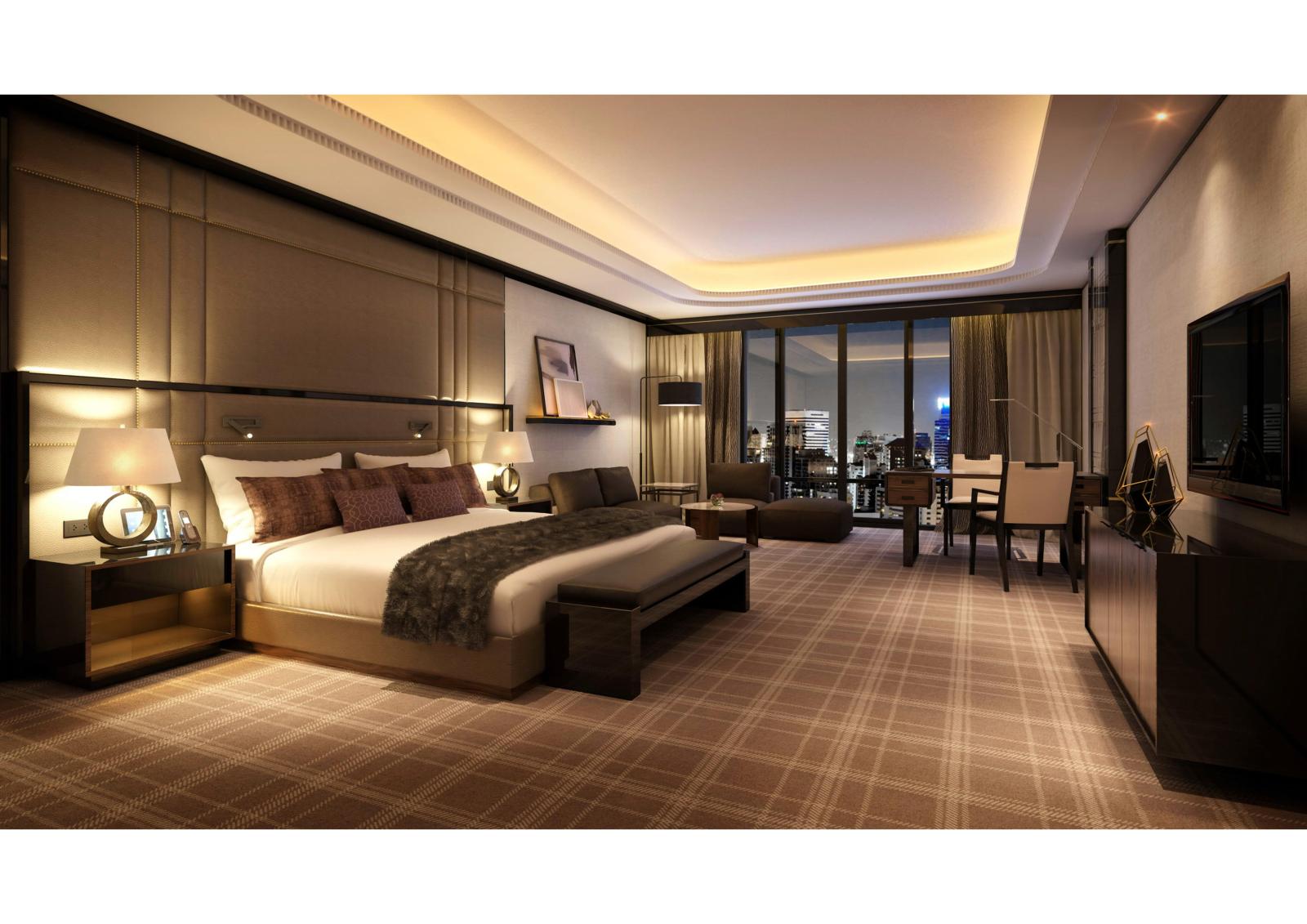 宝丽嘉酒店丨效果图+施工图+物料cad施工图下载【ID:641785654】