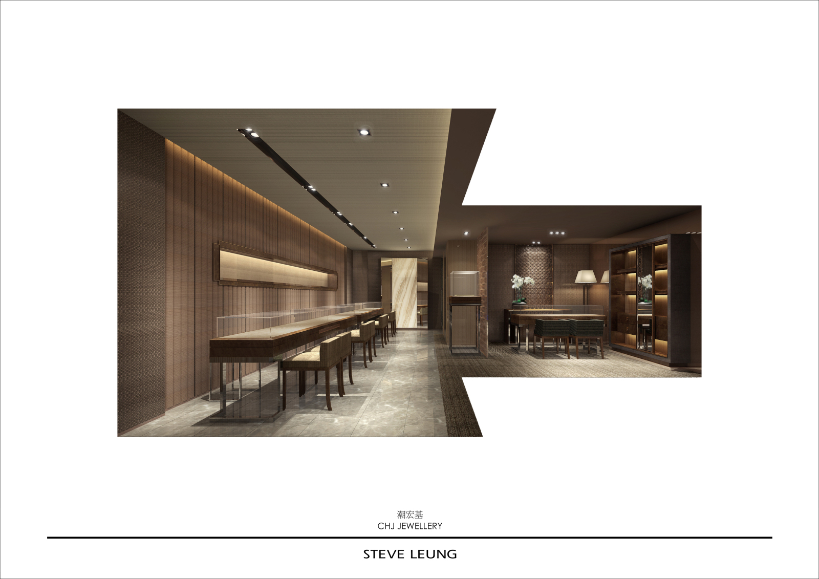 潮宏基珠宝店设计＋施工图＋效果图cad施工图下载【ID:441880677】