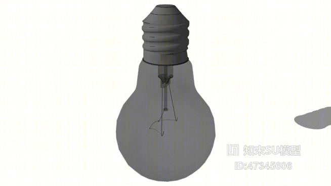 灯泡，灯泡SU模型下载【ID:217812179】