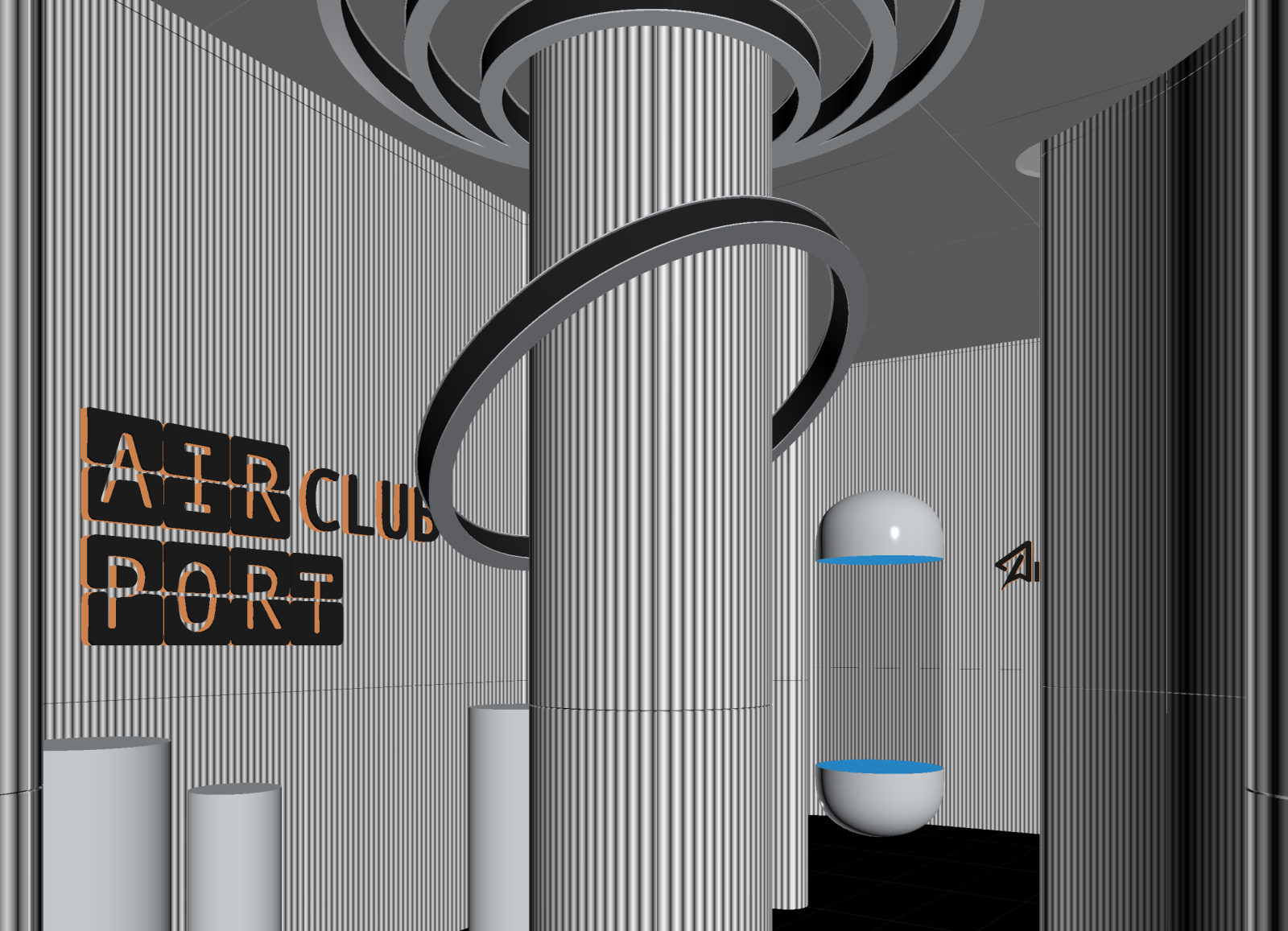 现代科技展厅3D模型下载【ID:1214977512】