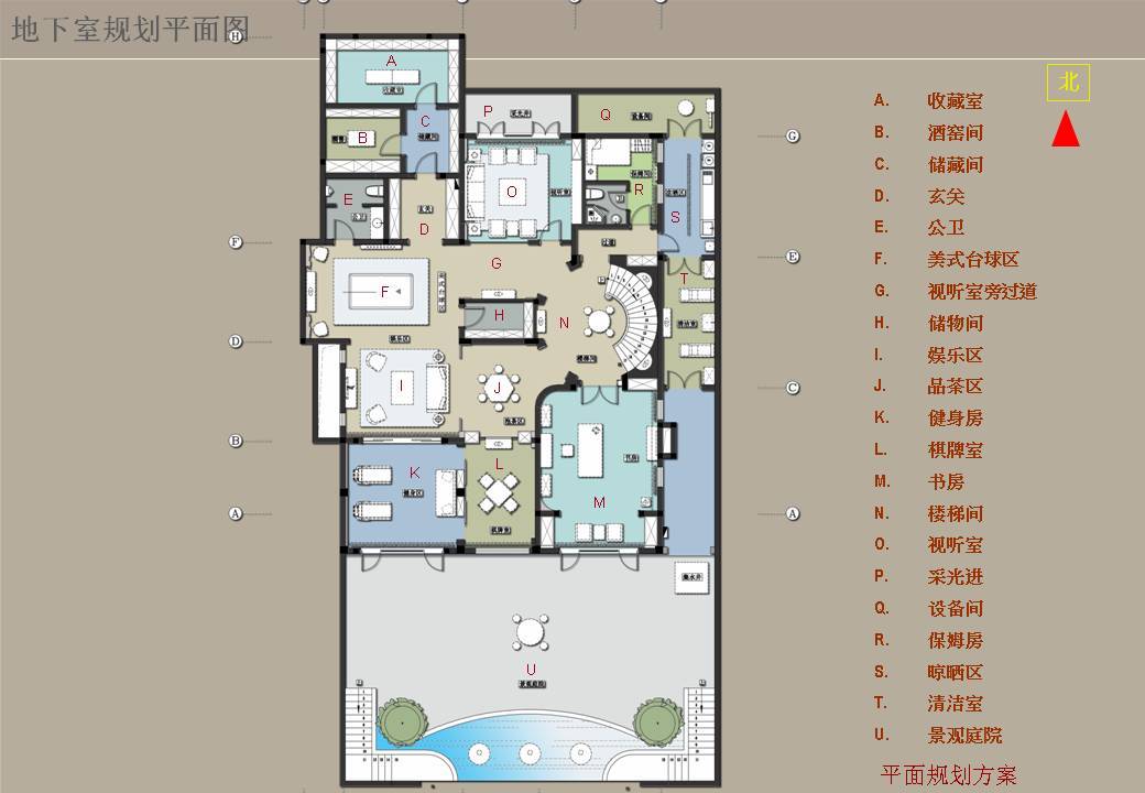 新中式私人别墅｜CAD施工图+效果图方案+彩平+机电排水施工图下载【ID:542181472】