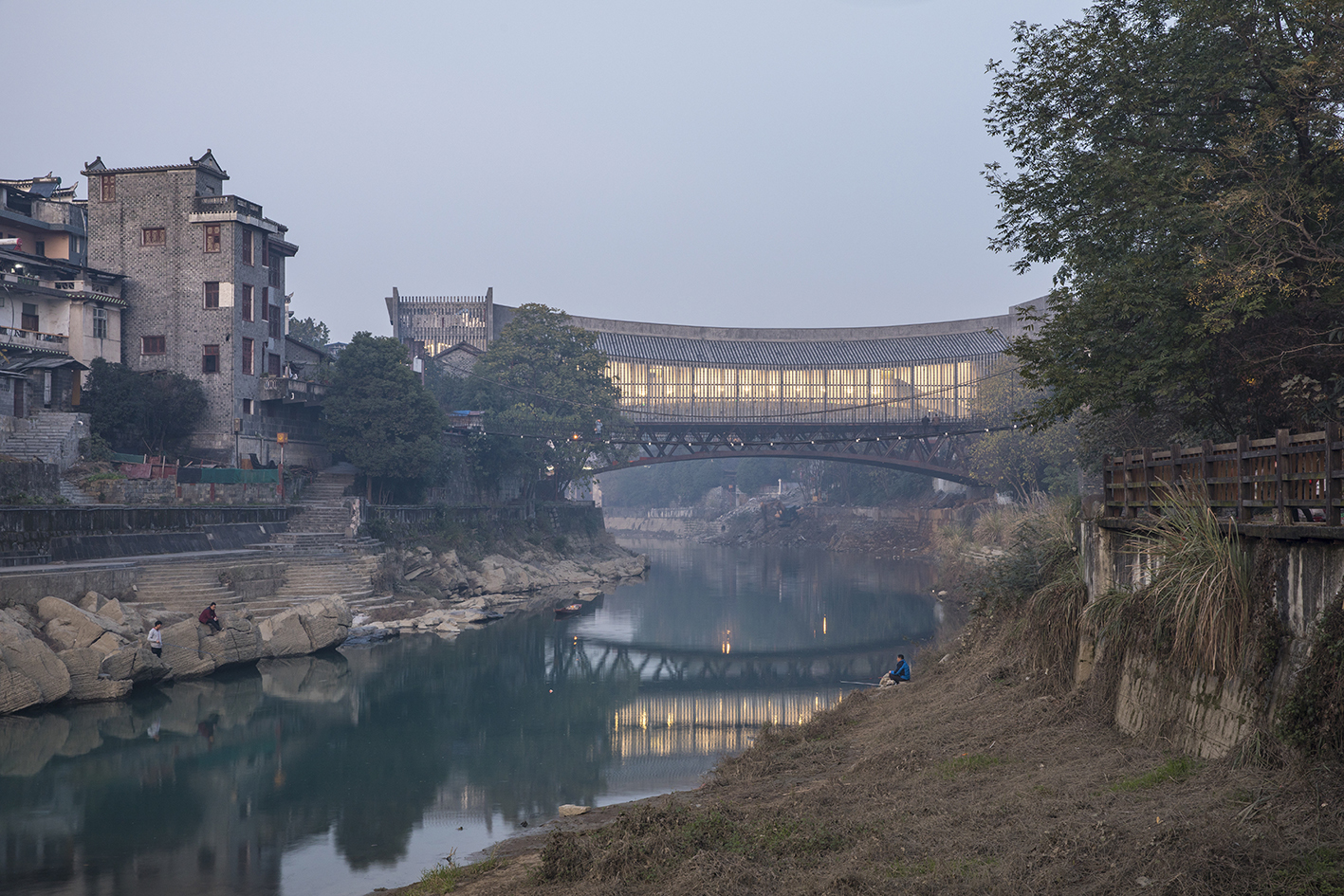 非常建筑-湖南吉首美术馆丨设计方案+效果图+CAD施工图+官方摄影施工图下载【ID:742313100】