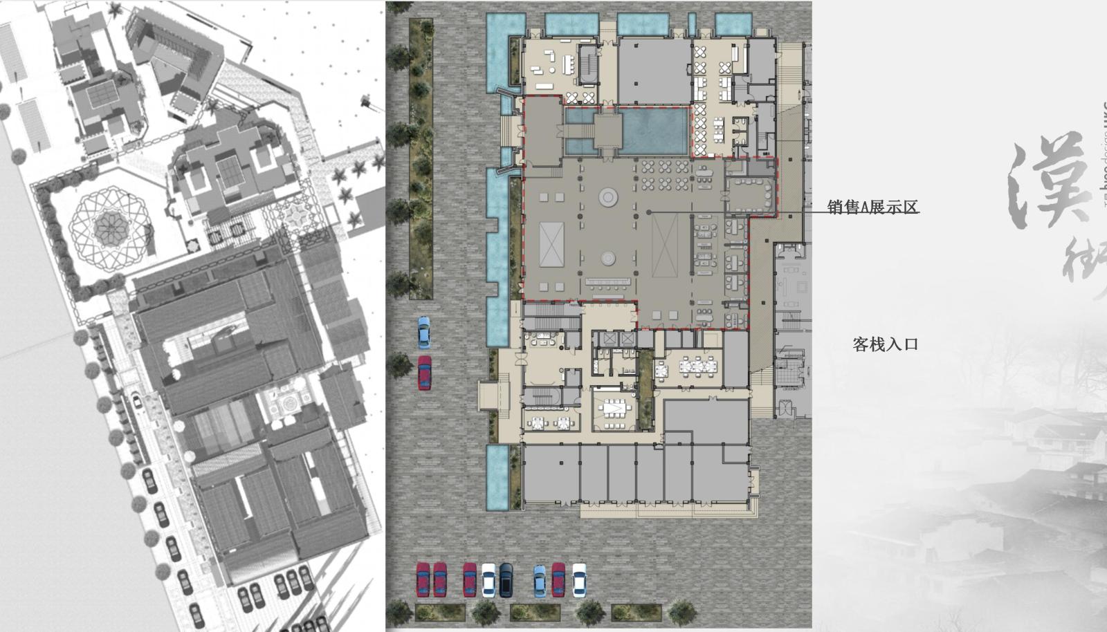 民宿酒店休闲度假会所（施工图CAD+效果图）施工图下载【ID:742425348】