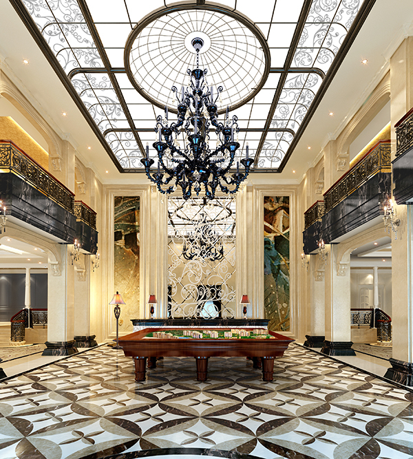 上海科林瑞城御园售楼中心及豪华样板房设计方案施工图+效果图施工图下载【ID:642469868】