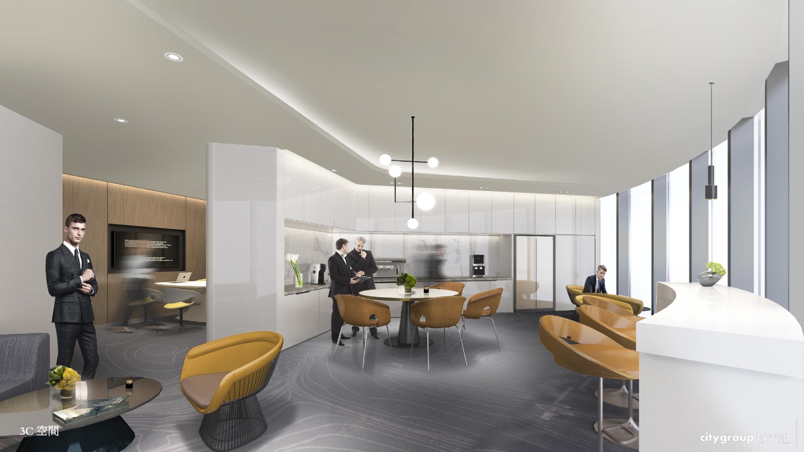 花神大道软件园办公空间设计丨施工图＋效果图＋消防图＋暖通＋物料施工图下载【ID:642552902】