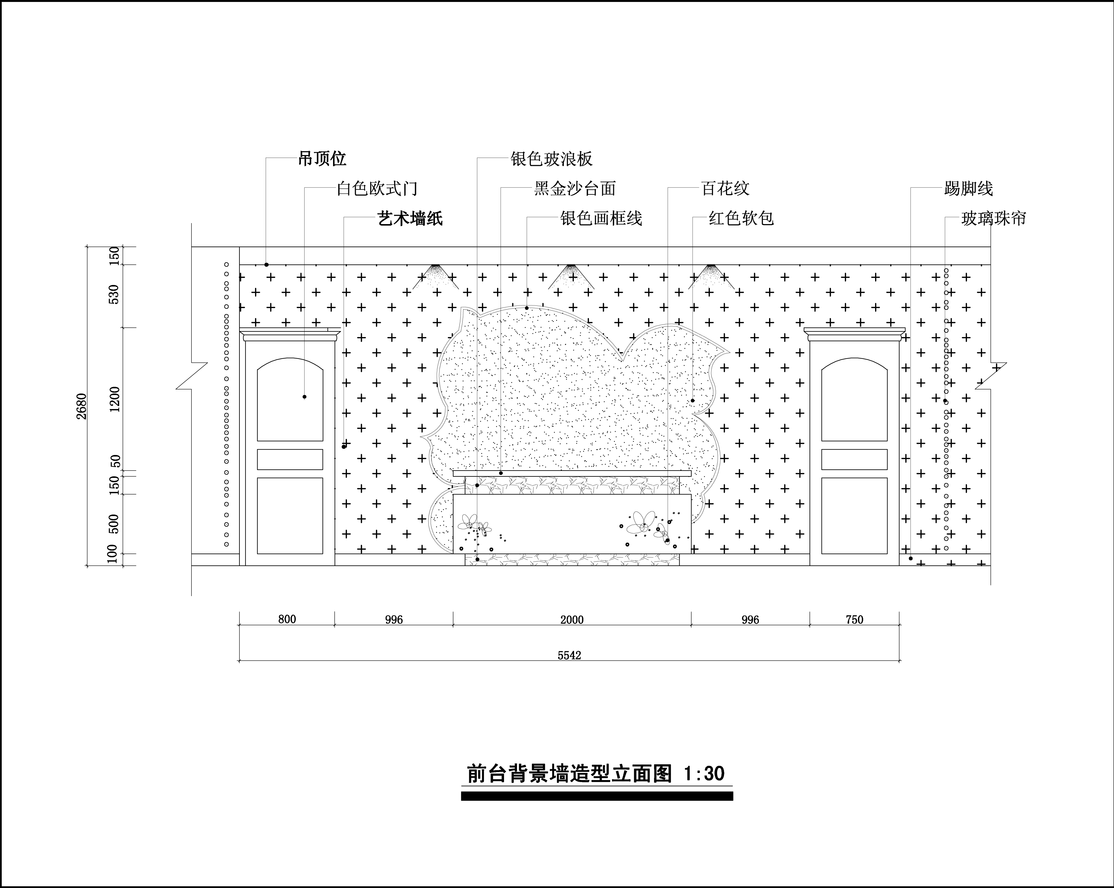 LTW-福州金粉世家美容院欧式风格平面图+效果图+施工图cad施工图下载【ID:942782108】