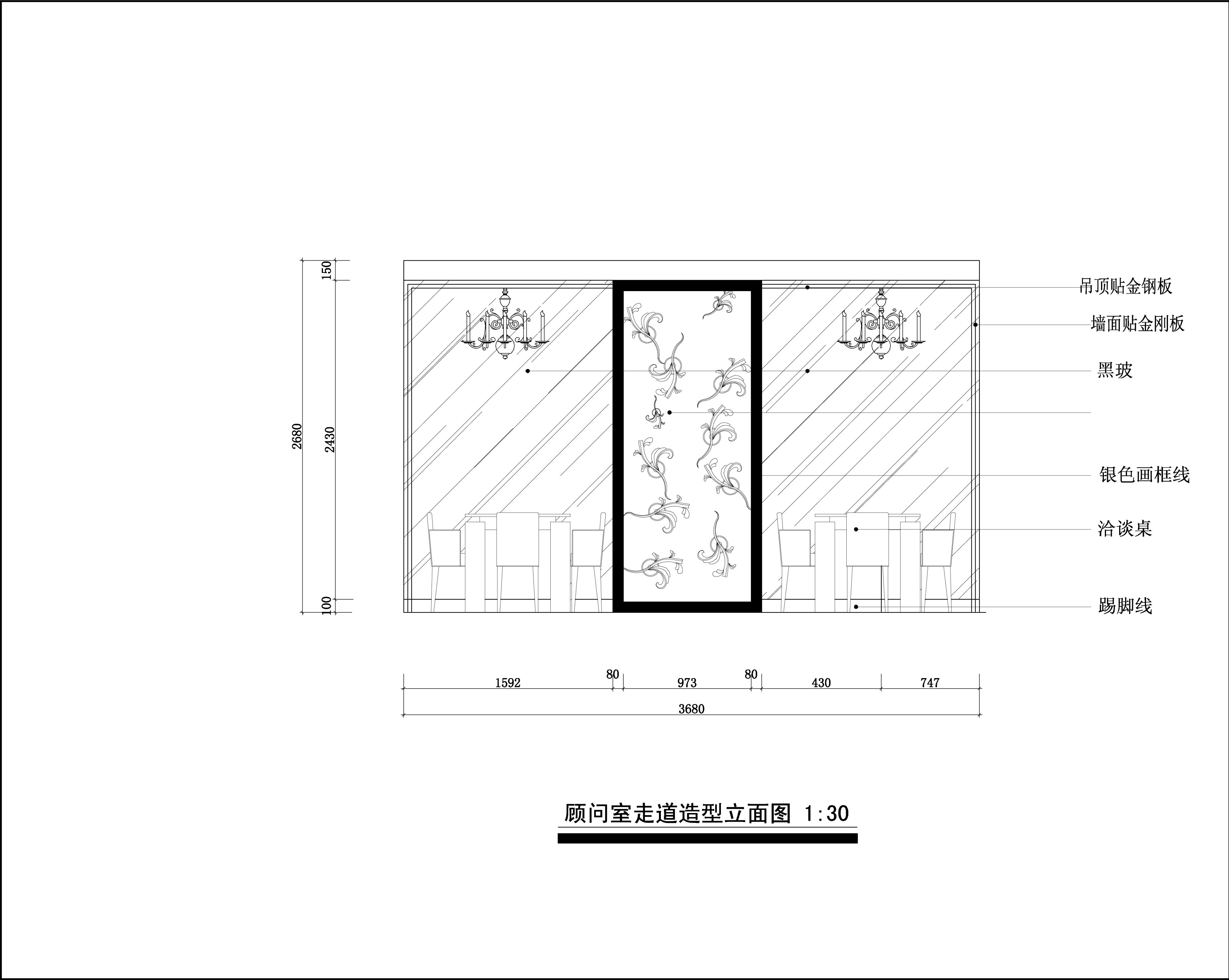 LTW-福州金粉世家美容院欧式风格平面图+效果图+施工图cad施工图下载【ID:942782108】