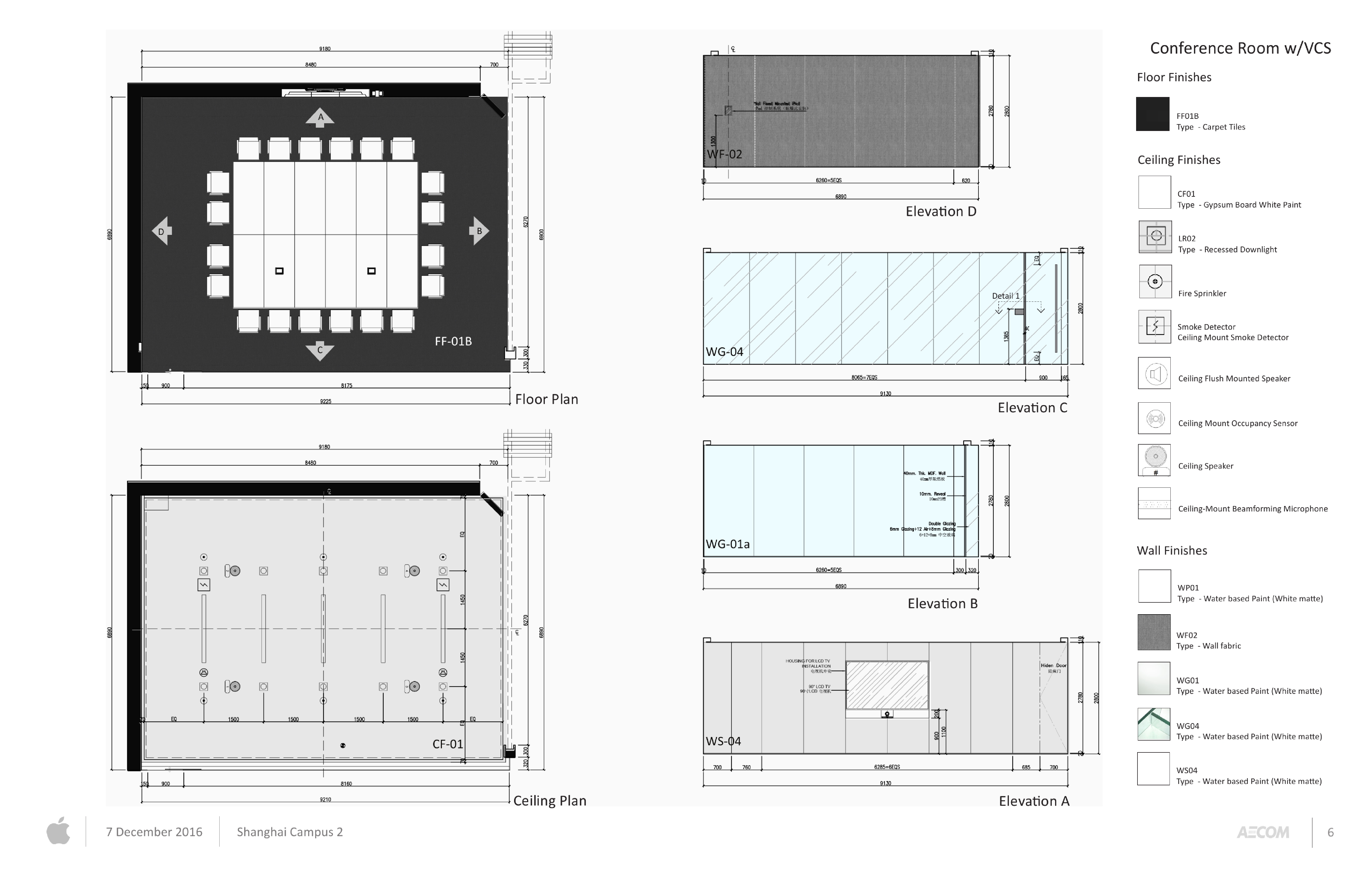 Apple苹果上海2号园区办公室设计丨效果图cad施工图下载【ID:942830246】