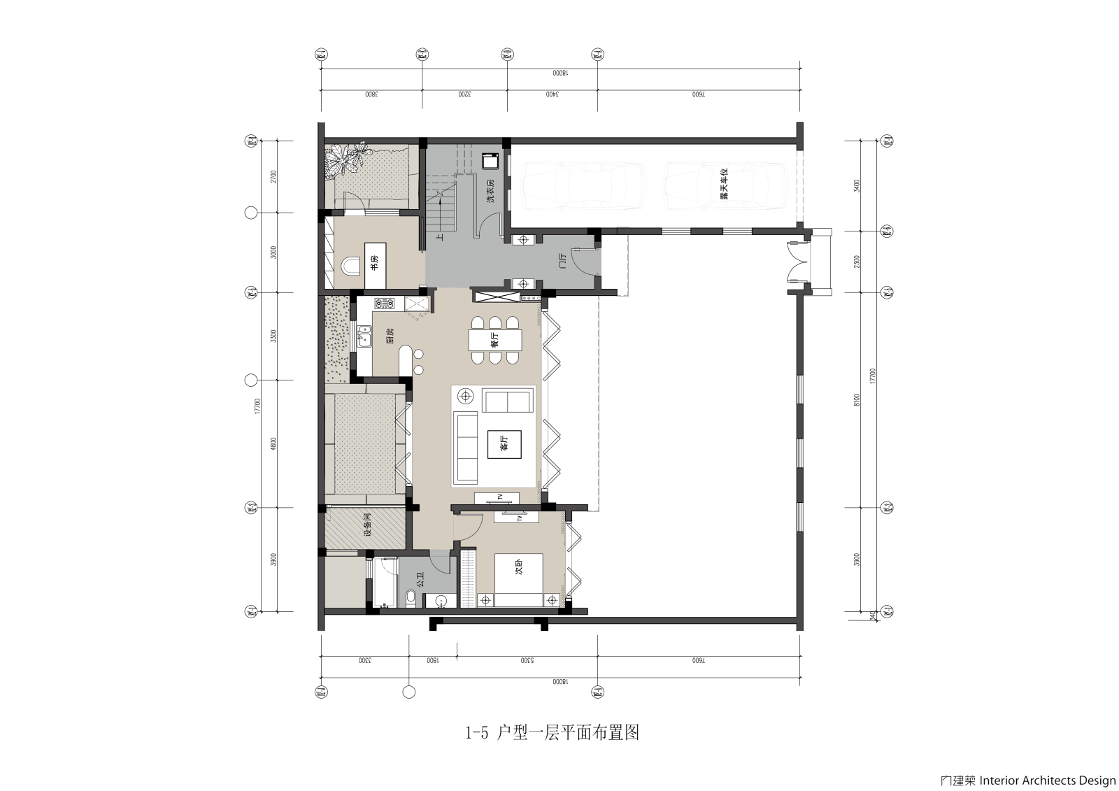 安吉绿城桃花源中式风格别墅室内装修施工图+效果图施工图下载【ID:542845457】