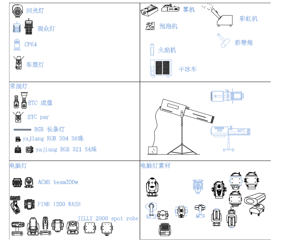 舞台灯光音响施工图下载【ID:242988106】