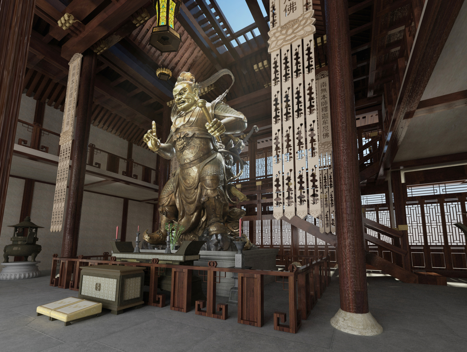 金螳螂--杭州香积寺施工图+效果图+草图模型+概念方案+实景图施工图下载【ID:743133109】