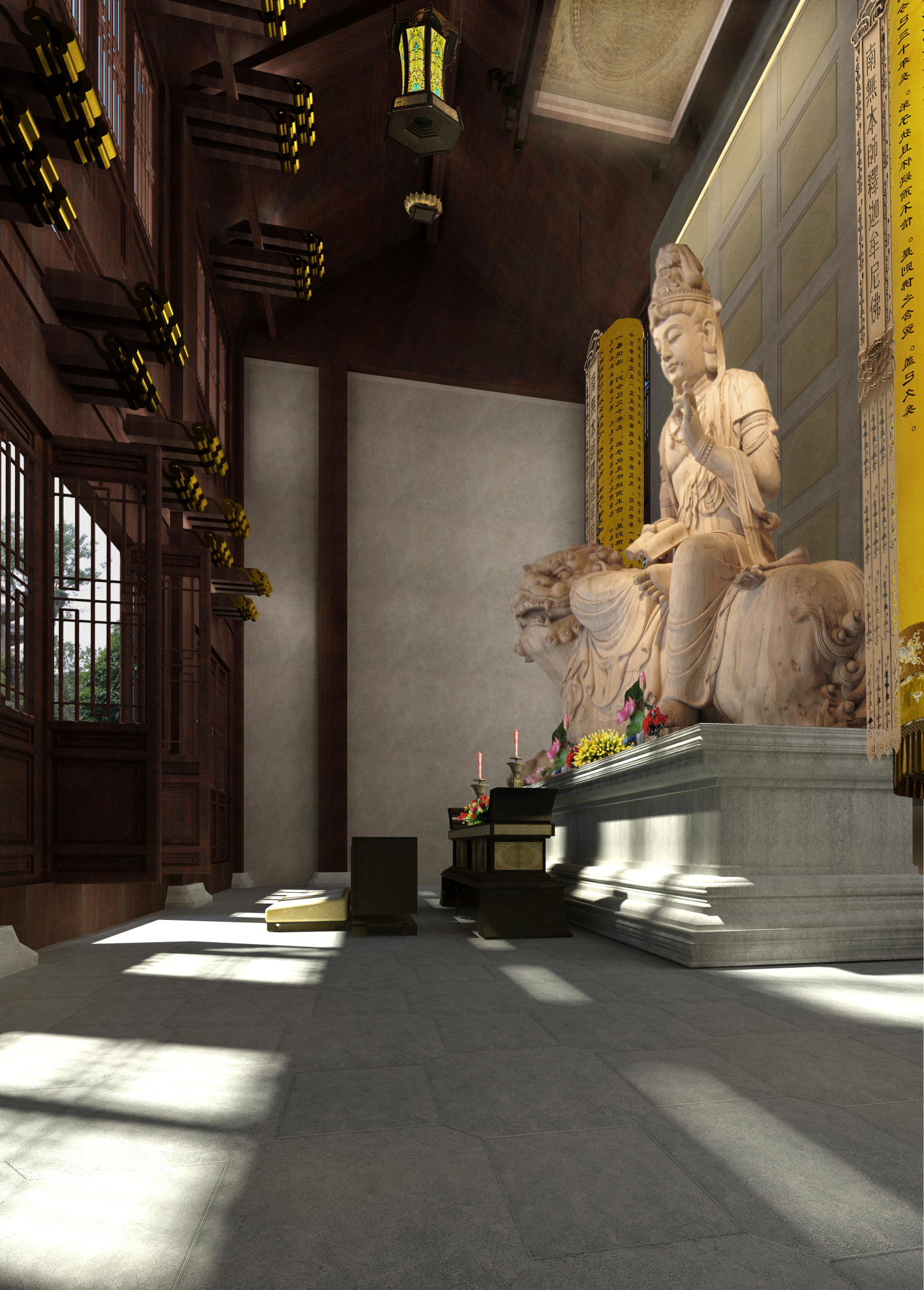 金螳螂--杭州香积寺施工图+效果图+草图模型+概念方案+实景图cad施工图下载【ID:743133109】