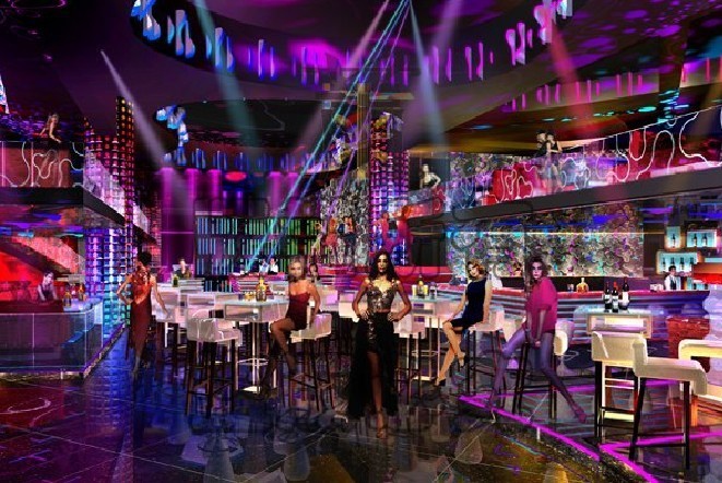 深圳凯旋门六星俱乐部施工图施工图下载【ID:743163300】