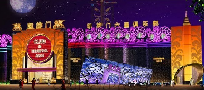 深圳凯旋门六星俱乐部施工图cad施工图下载【ID:743163300】