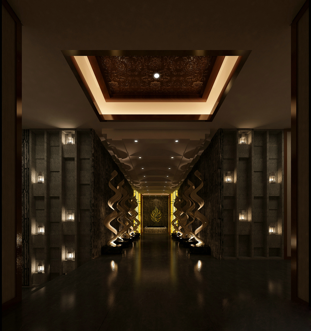 福州铭濠酒店会所cad施工图下载【ID:743180393】