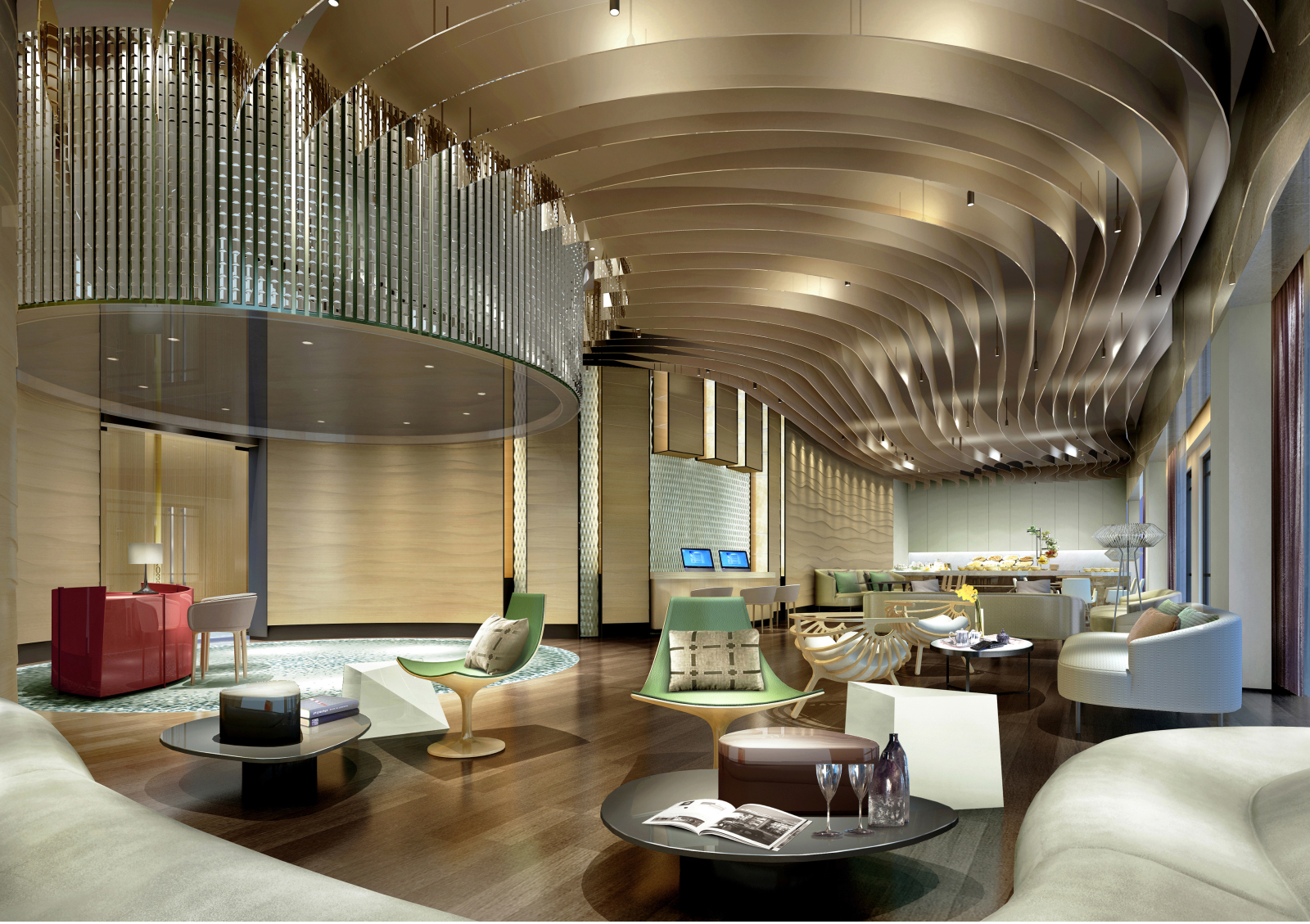 金螳螂--苏州博览中心诺富特酒店&会展&商贸中心设计方案+效果图+施工图施工图下载【ID:643311666】