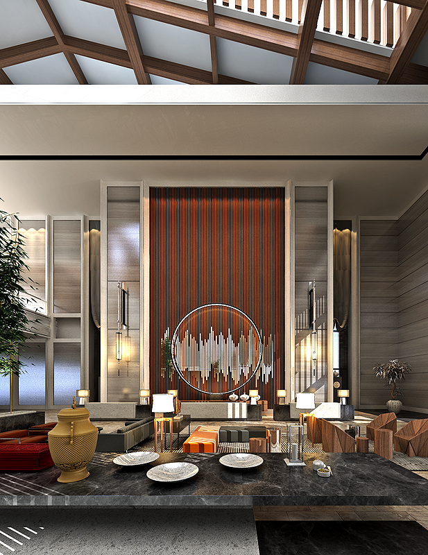 客家缘酒店cad施工图下载【ID:943746143】