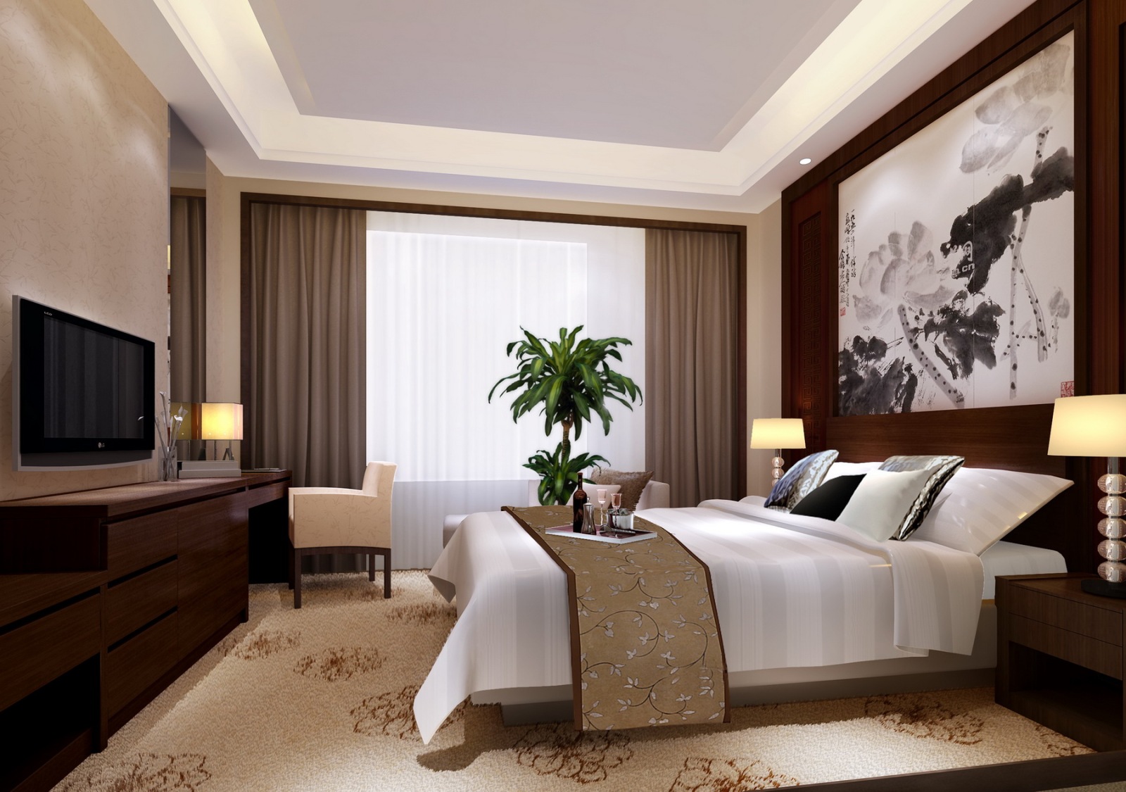 如恩设计-青岛德馨温泉酒店全套施工图cad施工图下载【ID:645250629】