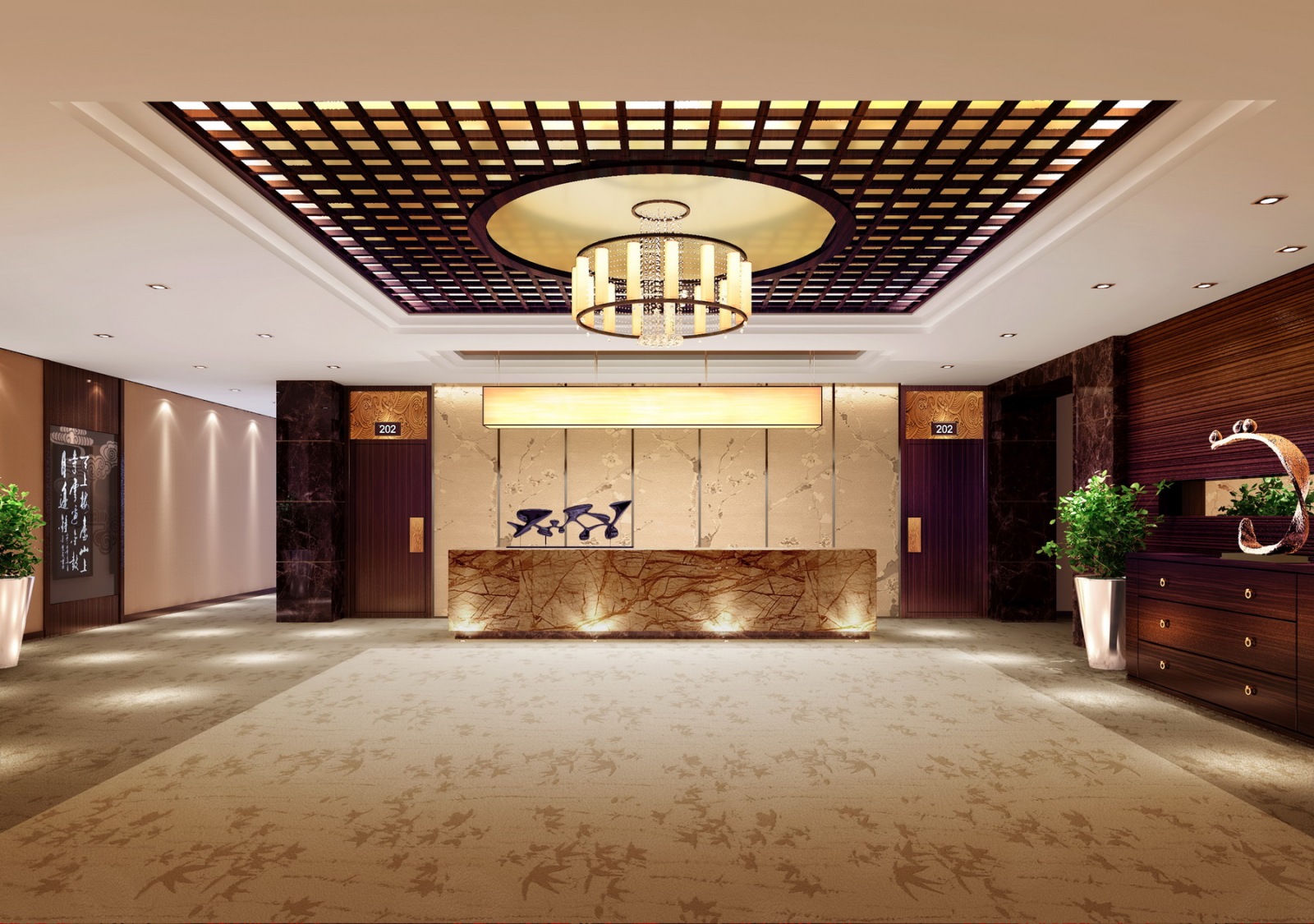 如恩设计-青岛德馨温泉酒店全套施工图cad施工图下载【ID:645250629】