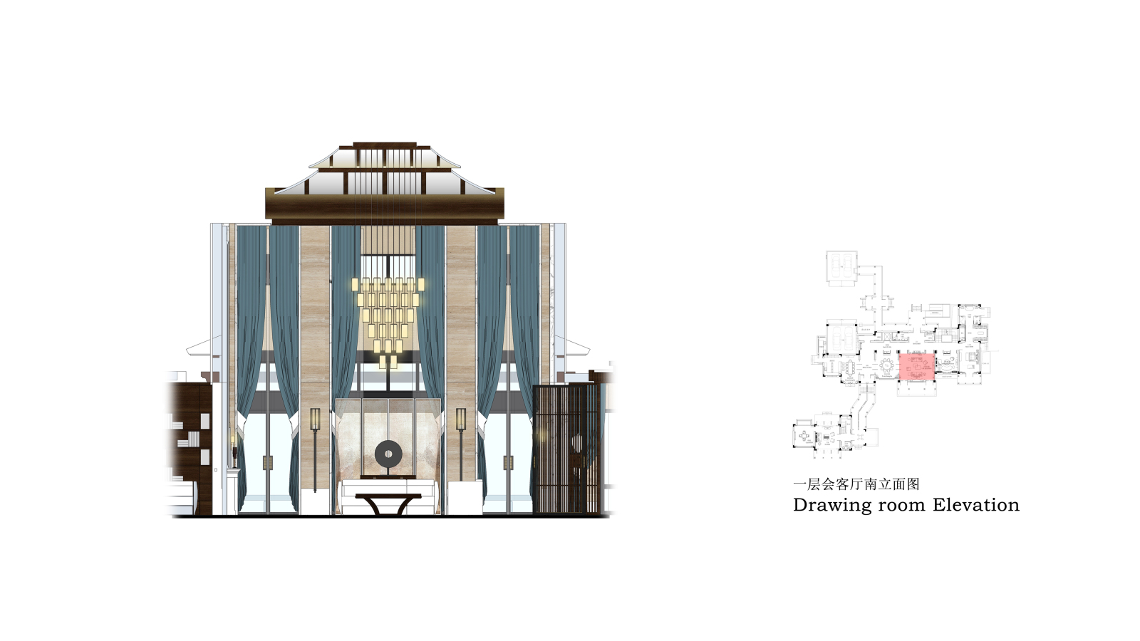 金螳螂-安徽太湖黄金水岸别墅设计方案cad施工图下载【ID:545262433】