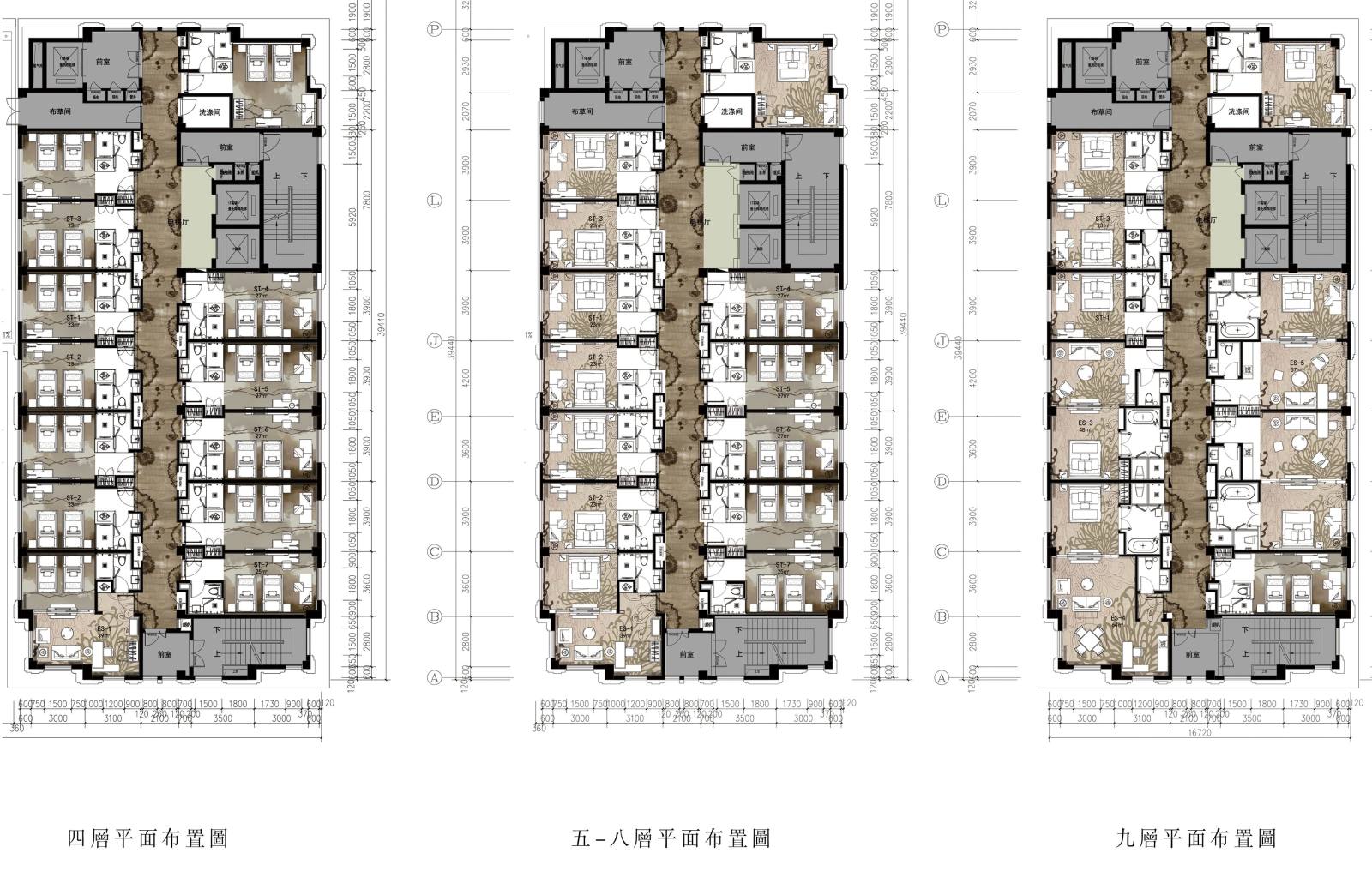 中式cad施工图下载【ID:645460685】