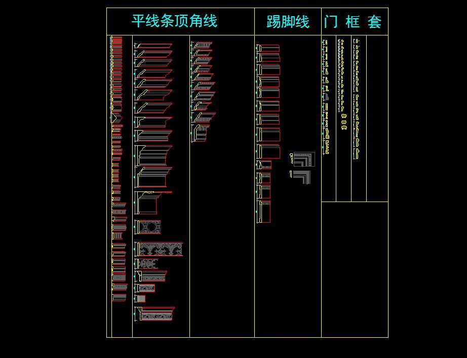 HBA-线条cad施工图下载【ID:145785333】