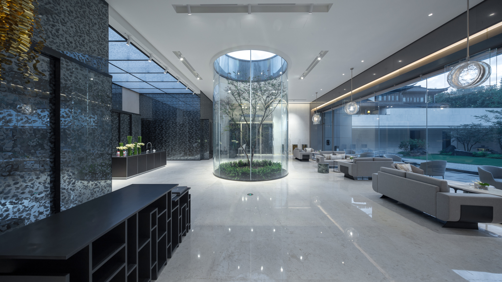 绿城杭州凤起潮鸣生活美学体验馆丨施工图cad施工图下载【ID:746058176】