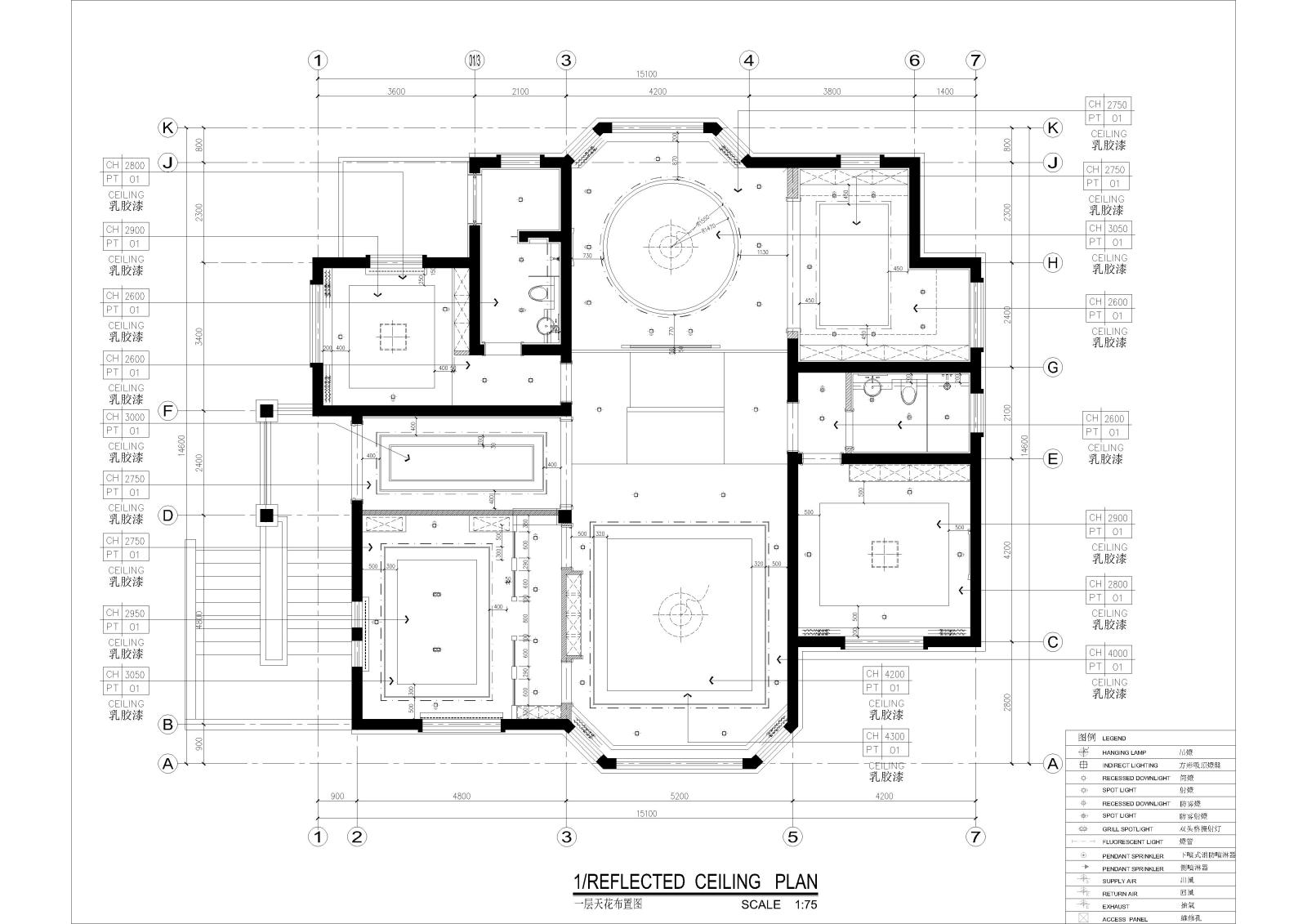 池州别墅施工图cad施工图下载【ID:546112474】