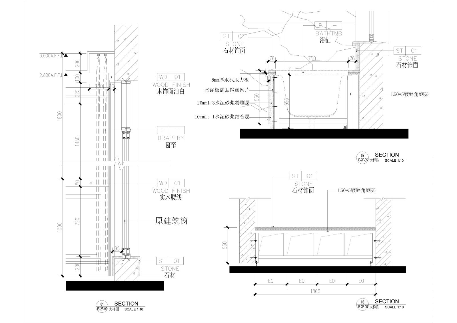 池州别墅施工图cad施工图下载【ID:546112474】