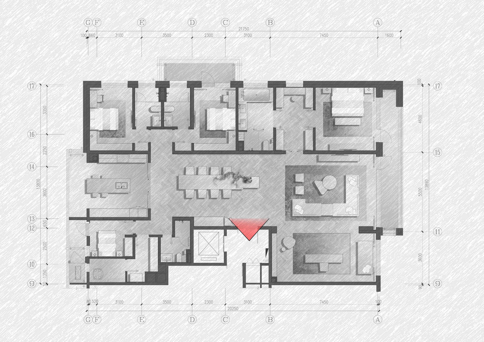 梁建国-北京万科新中式禅意别墅丨软装方案PPT施工图下载【ID:546507499】