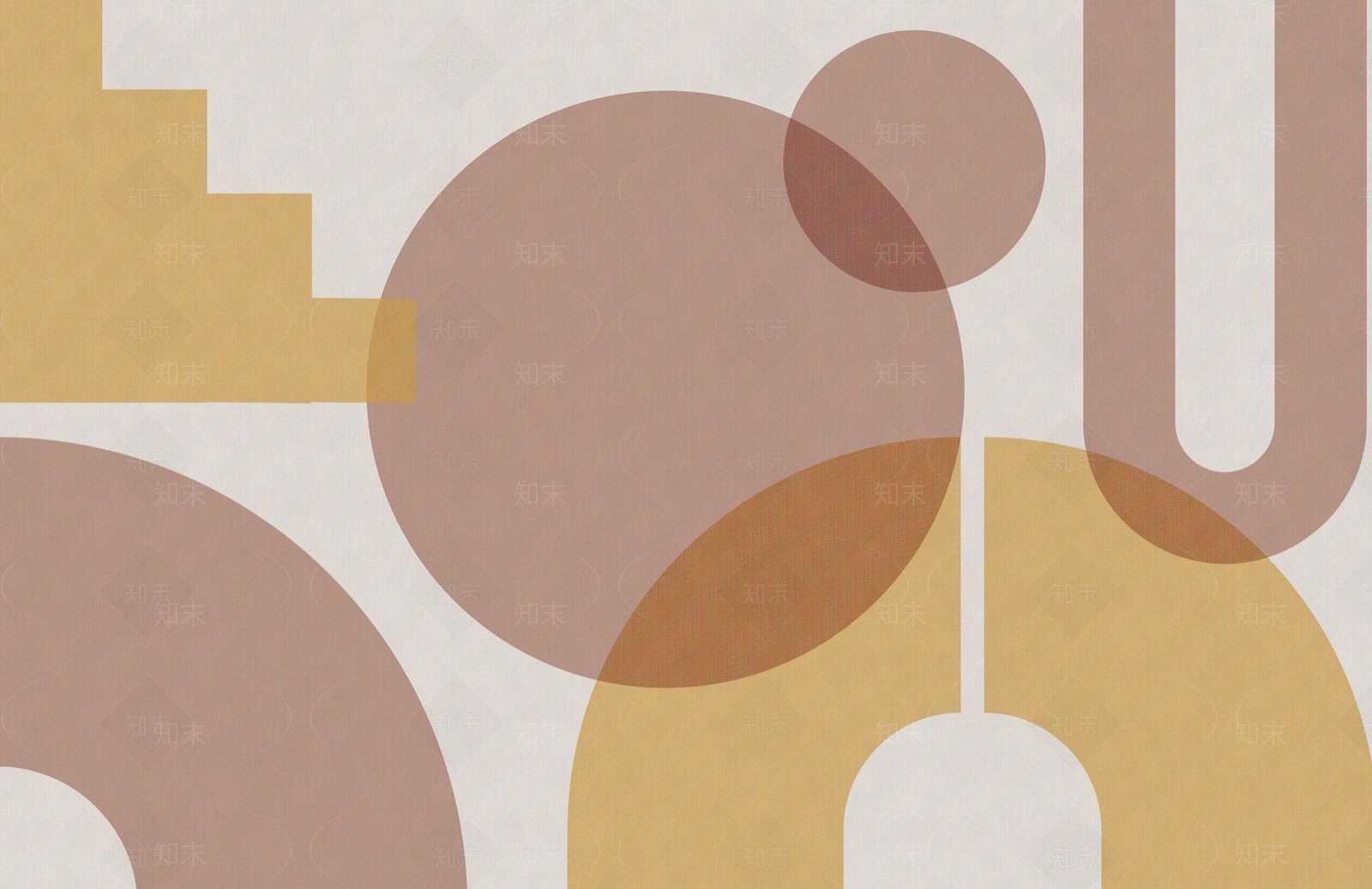 国外壁纸-MuralsWallpaper-现代简约壁纸贴图下载【ID:182619178】