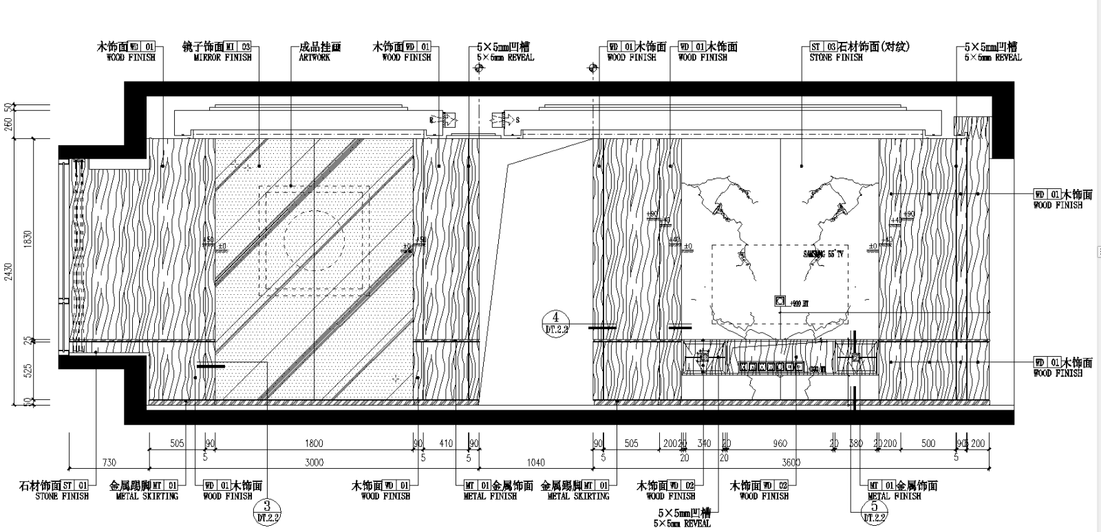 京基长源项目4栋2层A户型施工图cad施工图下载【ID:546794425】