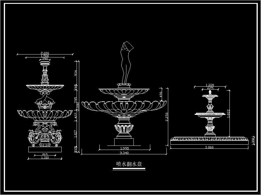 罗马柱造型大样图cad施工图下载【ID:347058676】