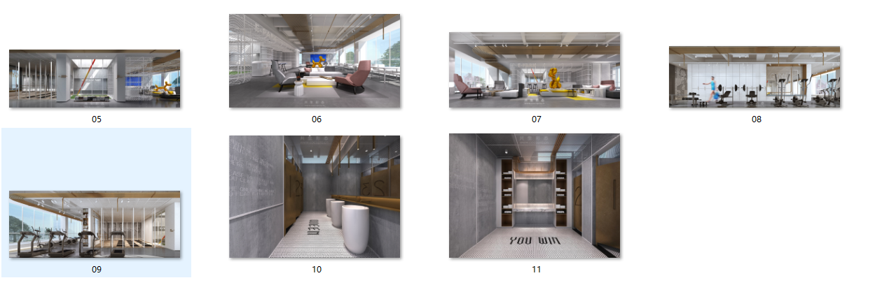 广州时代EPark创意园企业会所cad施工图下载【ID:747256315】