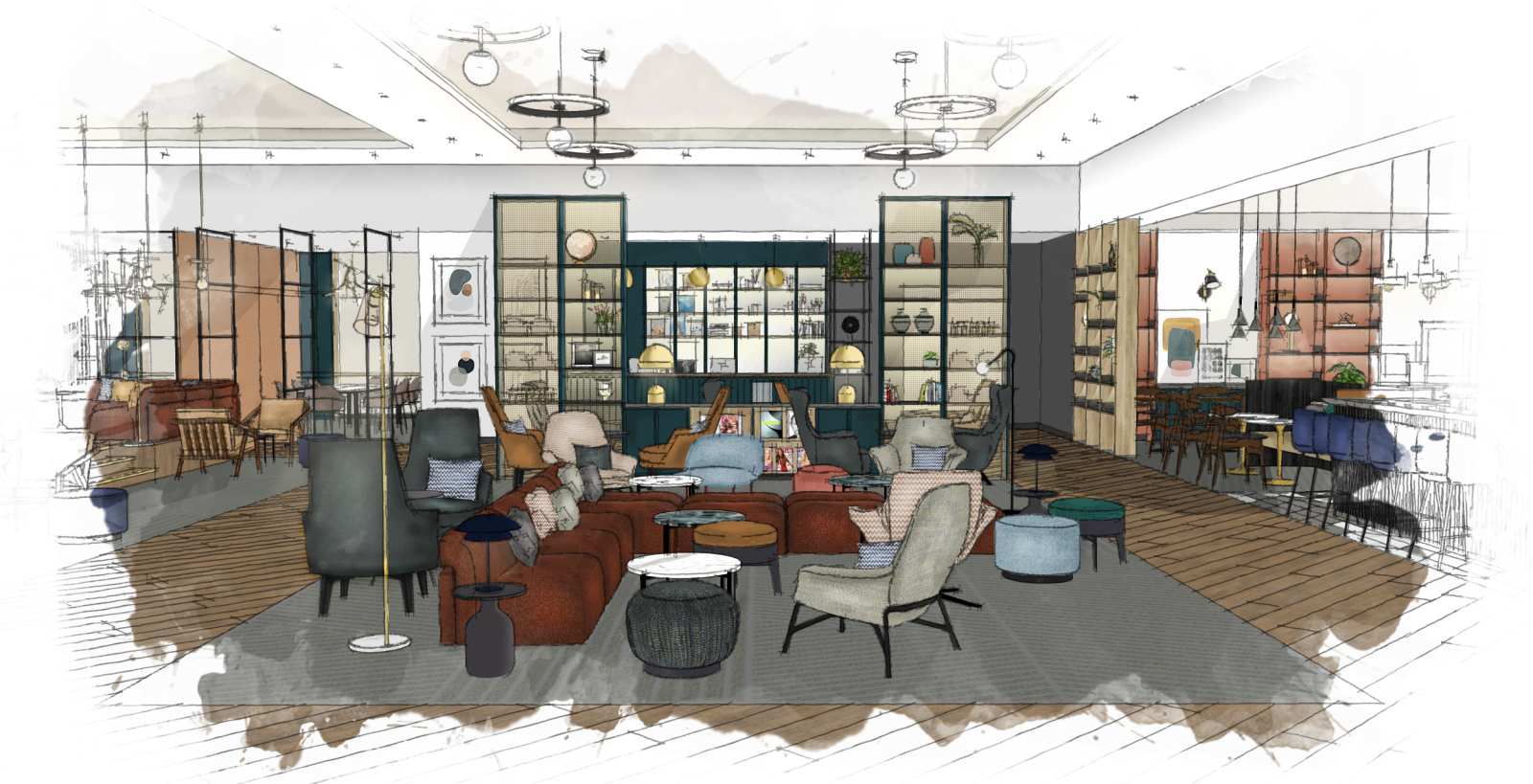 喜来登酒店2019全新客房样板间设计标准cad施工图下载【ID:647343677】