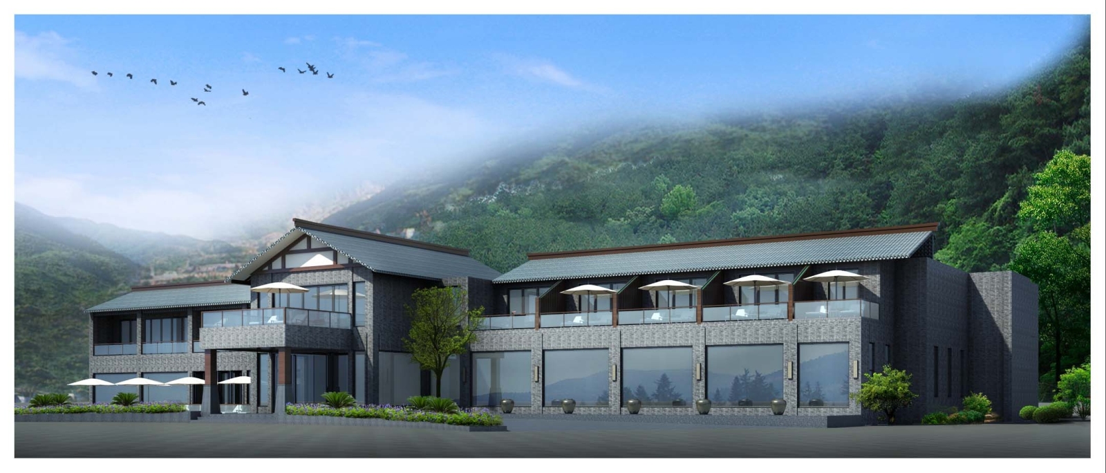 新中式风格茶楼会所cad施工图下载【ID:747742550】