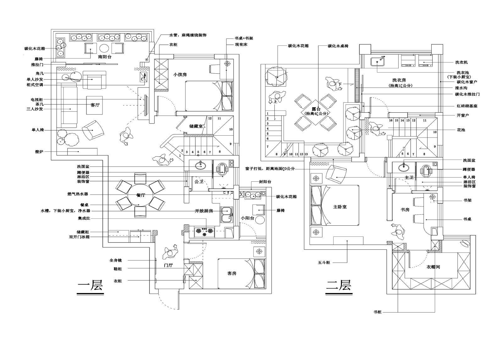 李先生雅居室内装修cad施工图下载【ID:547973488】