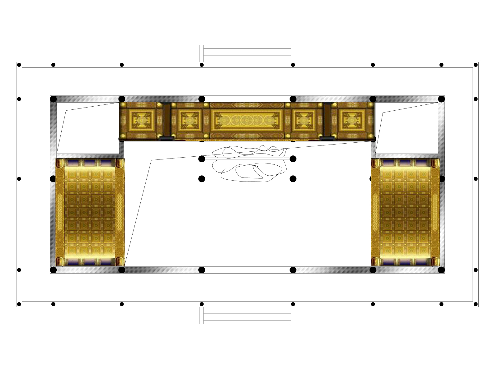 靖江关圣寺地藏殿cad施工图下载【ID:748373760】