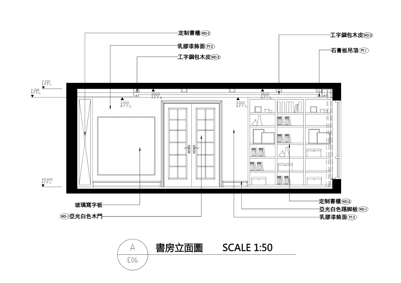 三层美式风格私人住宅装修cad施工图下载【ID:548374589】