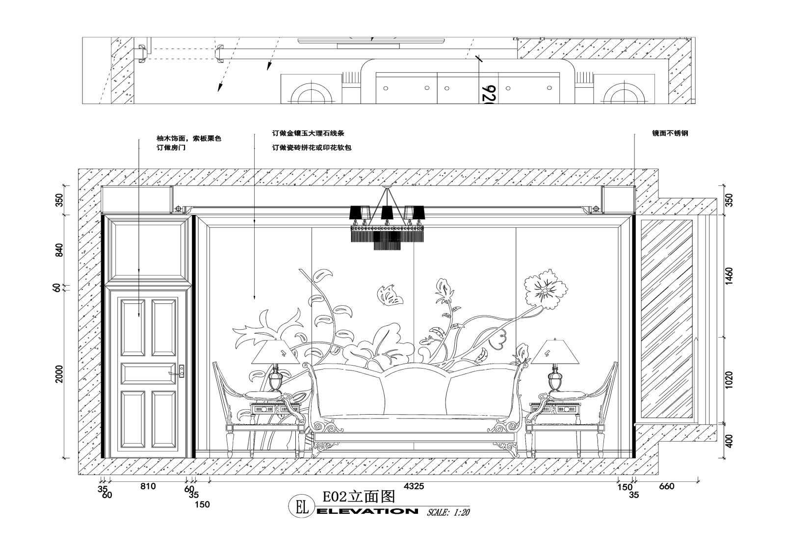 黄先生住宅三居室大平层私人住宅装修cad施工图下载【ID:548375579】