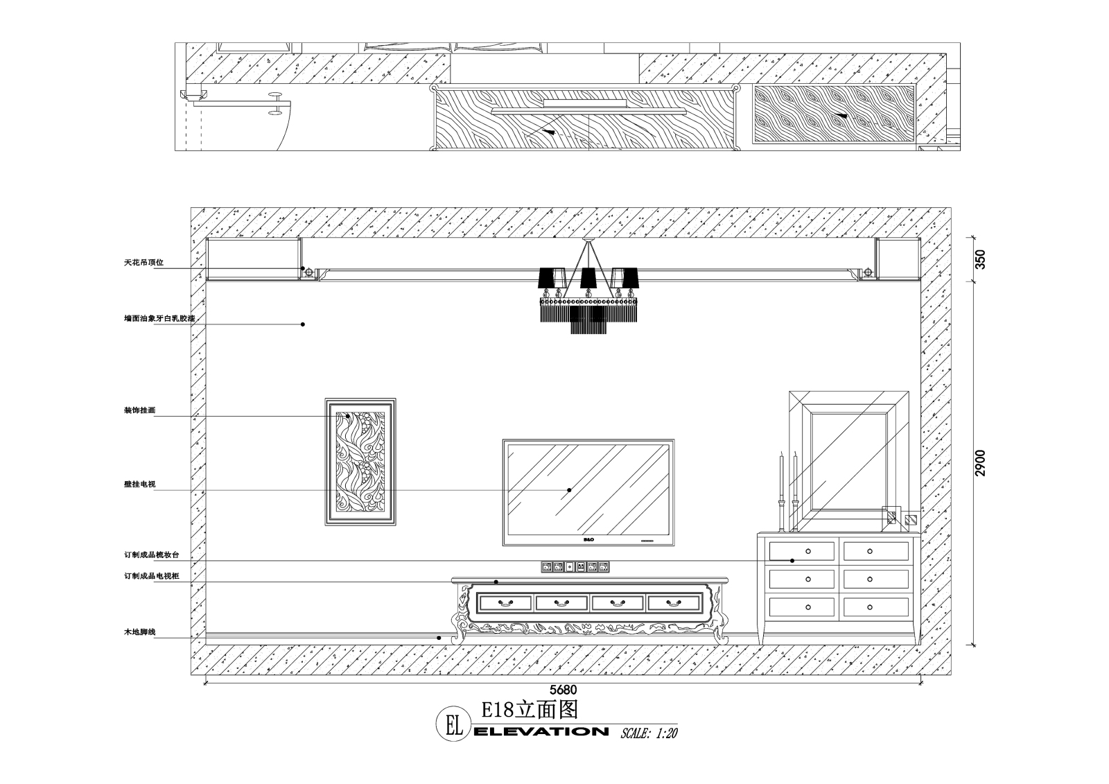 黄先生住宅三居室大平层私人住宅装修cad施工图下载【ID:548375579】