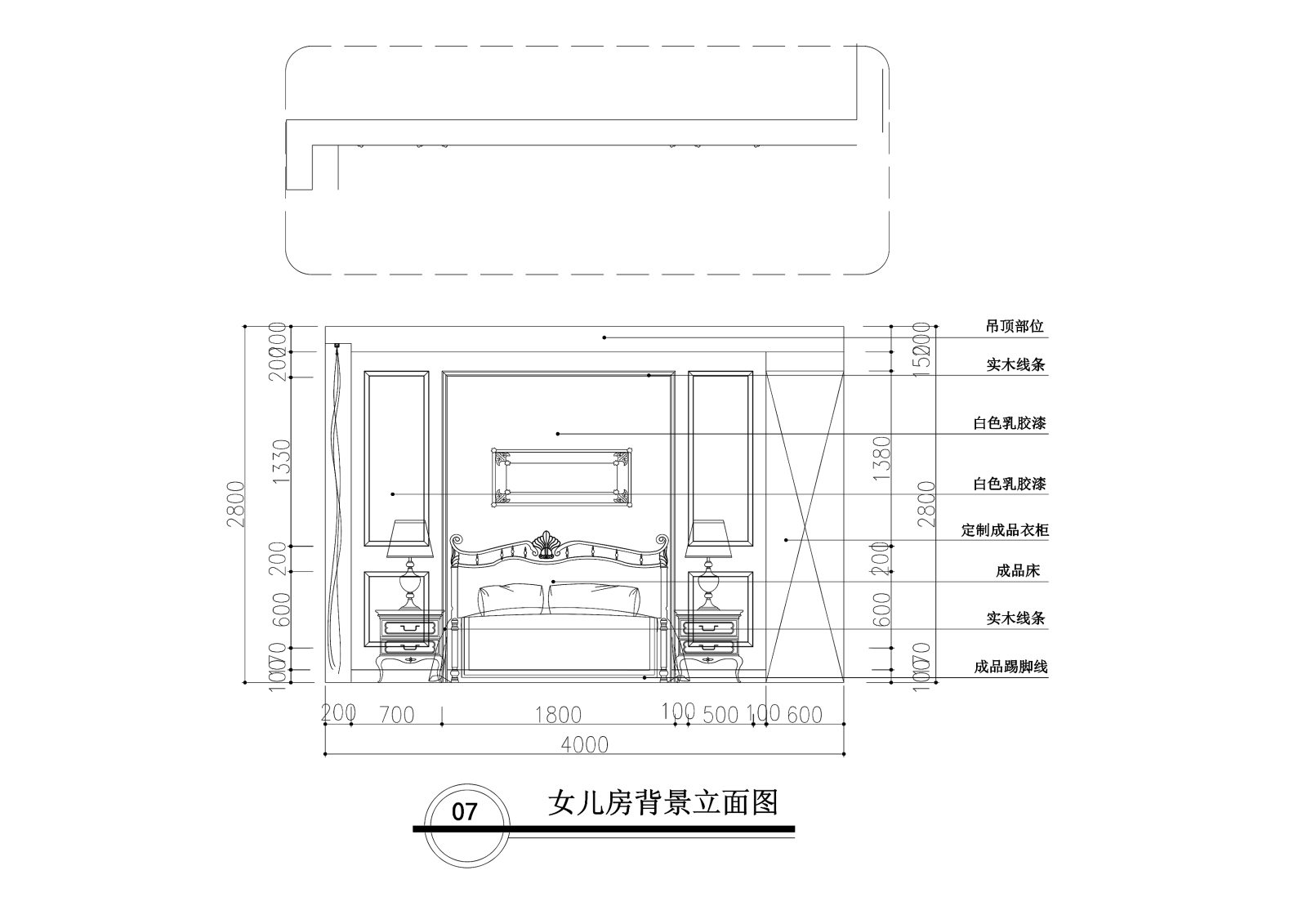 欧式风格三层三居室住宅装修cad施工图下载【ID:548387568】