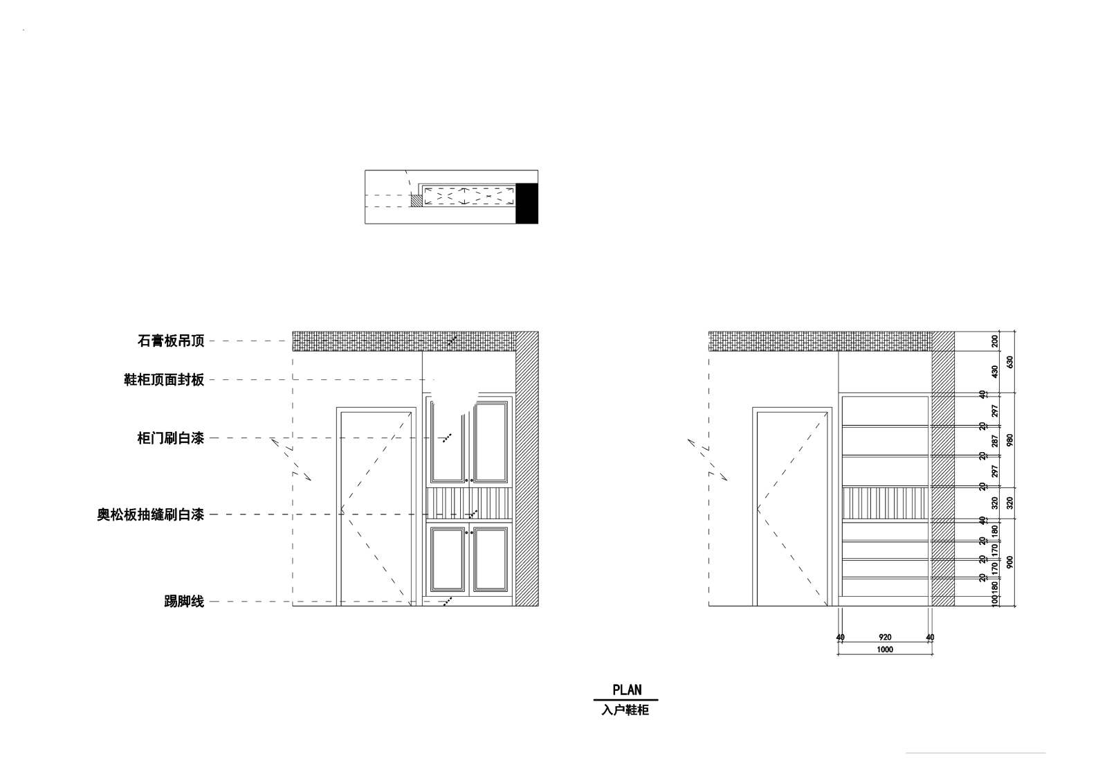 美式风格私人住宅室内装修cad施工图下载【ID:548390594】