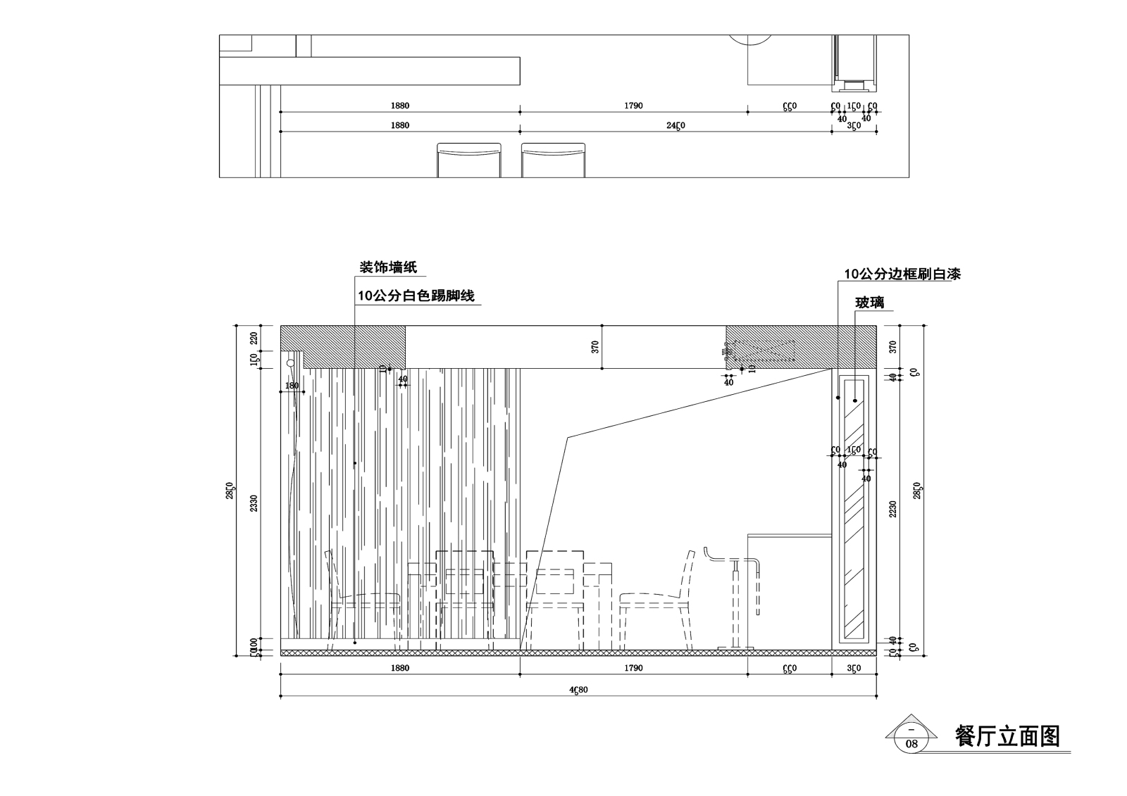 210平新中式风格住宅装修cad施工图下载【ID:548454586】