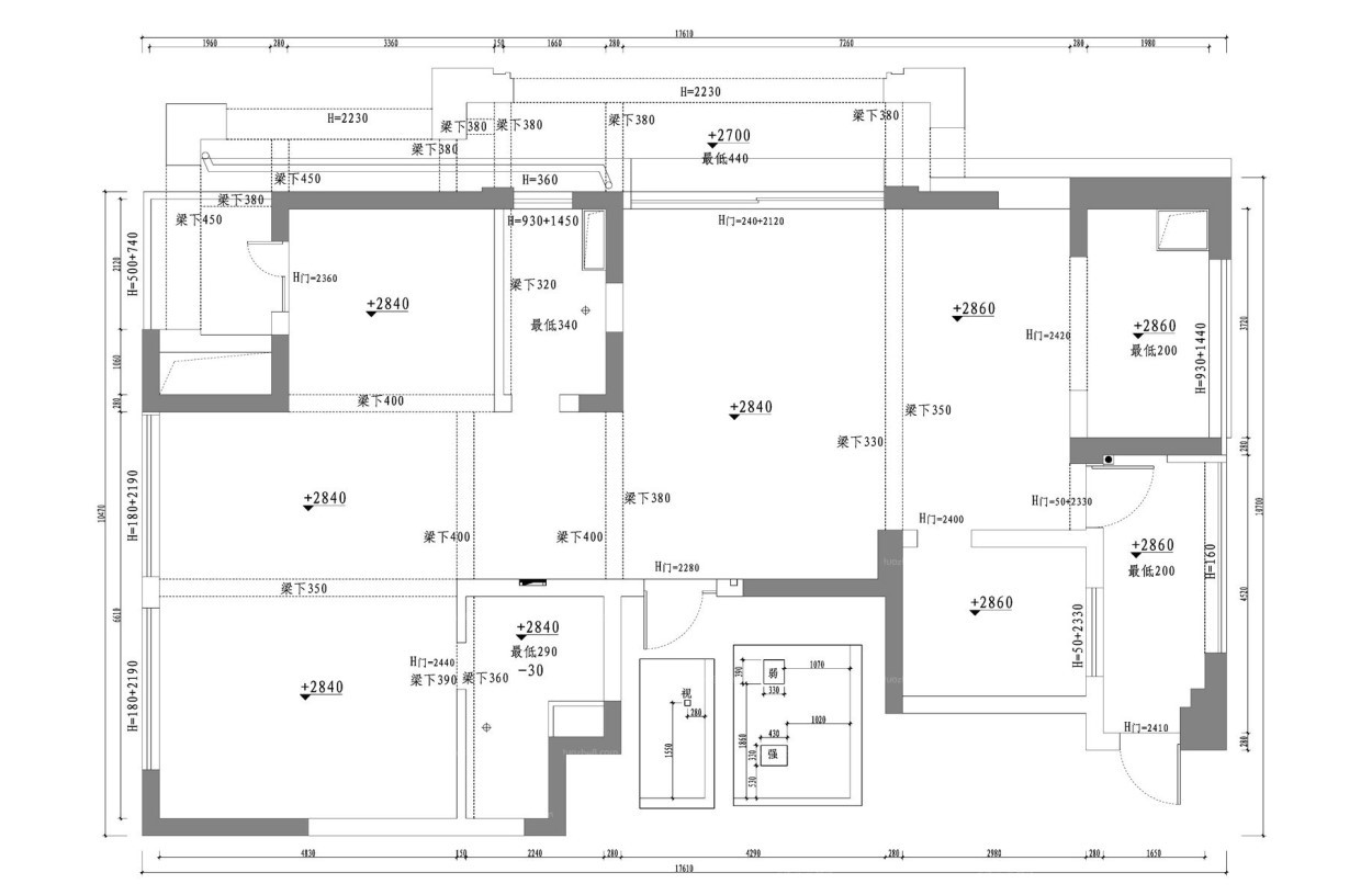 现代简约室内家装样板间设计全套施工图cadcad施工图下载【ID:548520522】