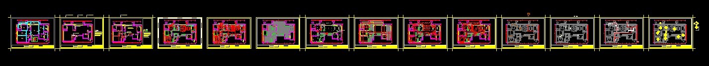 现代简约室内家装样板间设计全套施工图cadcad施工图下载【ID:548520522】